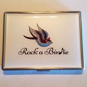 NEW Wallet / Cigarette Case w/Rockabirdie logo